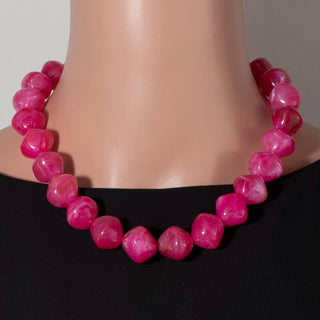 Marble Muse Necklace-Necklaces-The Looks by Fame Accessories-Stuffology - Where Vintage Meets Modern, A Boutique for Real Women in Crosbyton, TX