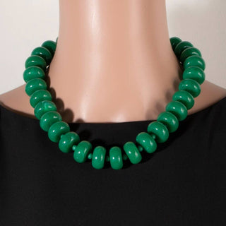Bulky Acrylic Bead Link Necklace Set-Necklaces-The Looks by Fame Accessories-Stuffology - Where Vintage Meets Modern, A Boutique for Real Women in Crosbyton, TX
