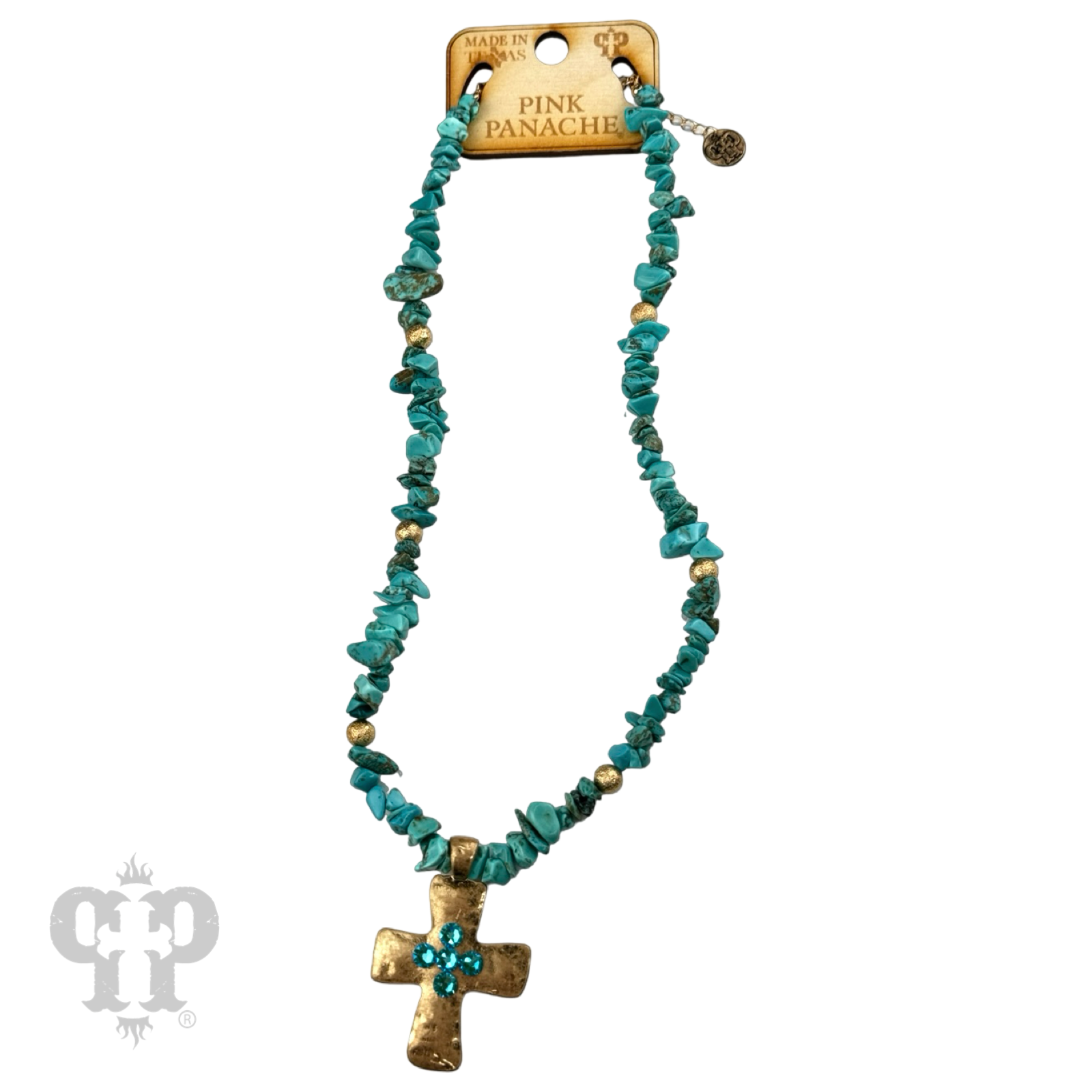 Cross Pendant Necklace-Necklaces-Pink Panache Brands-Stuffology - Where Vintage Meets Modern, A Boutique for Real Women in Crosbyton, TX