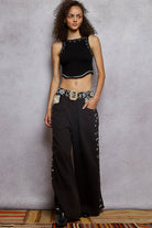 Floral Print Square Buckle Belt-BELT-Pol Clothing-Stuffology - Where Vintage Meets Modern, A Boutique for Real Women in Crosbyton, TX