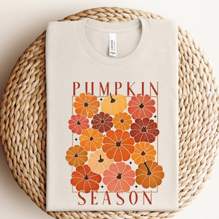 Pumpkin Season Light Beige Graphic Tee-Willow Poppy-Stuffology - Where Vintage Meets Modern, A Boutique for Real Women in Crosbyton, TX