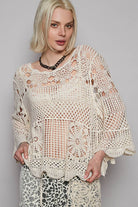 POL Clothing Crochet Cardigan Top-Top-Pol Clothing-Stuffology - Where Vintage Meets Modern, A Boutique for Real Women in Crosbyton, TX
