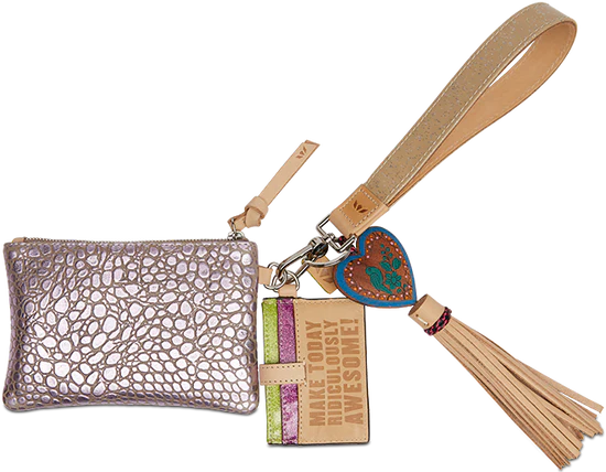 CONSUELA LULU COMBI WRISTLET WALLET / STUFFOLOGY BOUTIQUE-Handbags-Consuela-Stuffology - Where Vintage Meets Modern, A Boutique for Real Women in Crosbyton, TX