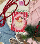 Vintage Pink Santa Frame-Branded Cotton-Stuffology - Where Vintage Meets Modern, A Boutique for Real Women in Crosbyton, TX