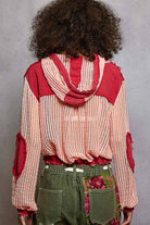 POL Clothing Open Knit Frayed Jacket-Jackets-Pol Clothing-Stuffology - Where Vintage Meets Modern, A Boutique for Real Women in Crosbyton, TX