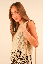 Floral Trim Detail Crochet Top-TOP-VERY J-Stuffology - Where Vintage Meets Modern, A Boutique for Real Women in Crosbyton, TX