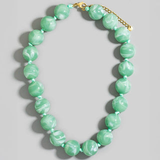 Earthy Pop Statement Necklace-Necklaces-The Looks by Fame Accessories-Stuffology - Where Vintage Meets Modern, A Boutique for Real Women in Crosbyton, TX