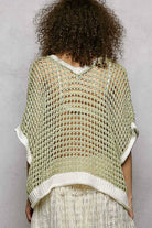 POL Clothing Round Neck Sleeveless Floral Open Crochet Sweater-Sweater Vest-Pol Clothing-Stuffology - Where Vintage Meets Modern, A Boutique for Real Women in Crosbyton, TX