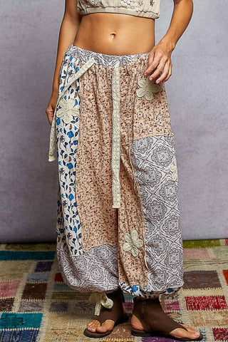 Patchwork Crochet Boho Pants-Pants-Pol Clothing-Stuffology - Where Vintage Meets Modern, A Boutique for Real Women in Crosbyton, TX