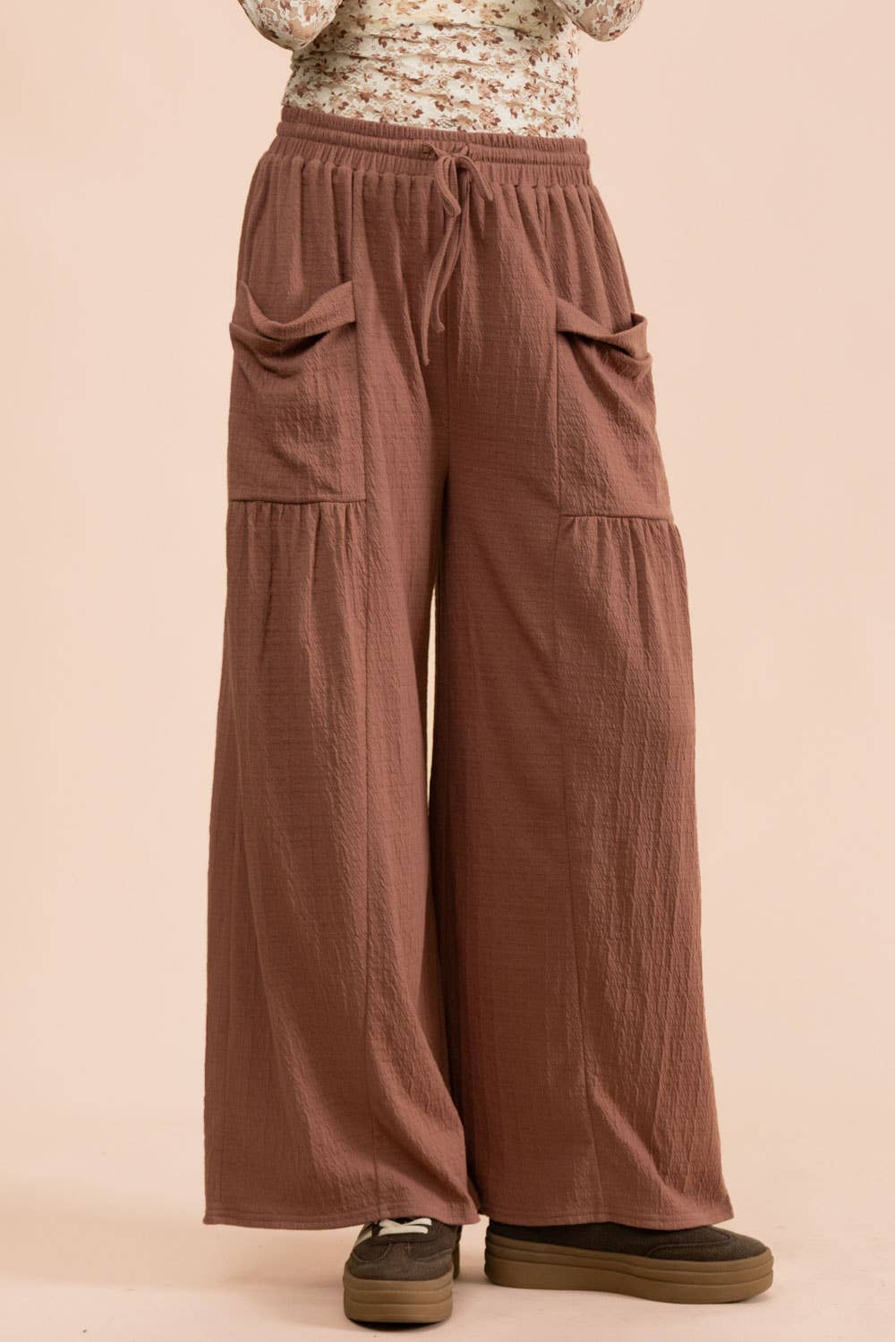 Wide Leg Comfy Knit Pants-VERY J-Stuffology - Where Vintage Meets Modern, A Boutique for Real Women in Crosbyton, TX