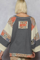 POL Clothing - Peace Sign Top-Pullover Top-Pol Clothing-Stuffology - Where Vintage Meets Modern, A Boutique for Real Women in Crosbyton, TX
