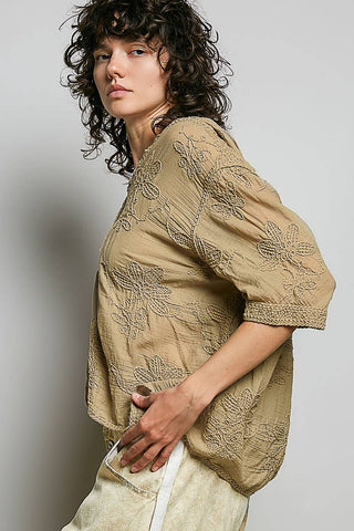 POL Clothing Lightweight Floral Crochet Hoodie Top-Crochet Top-Pol Clothing-Stuffology - Where Vintage Meets Modern, A Boutique for Real Women in Crosbyton, TX