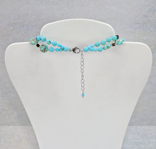 25F19 - Turquoise Horizon Necklace-IST Jewelry-Stuffology - Where Vintage Meets Modern, A Boutique for Real Women in Crosbyton, TX