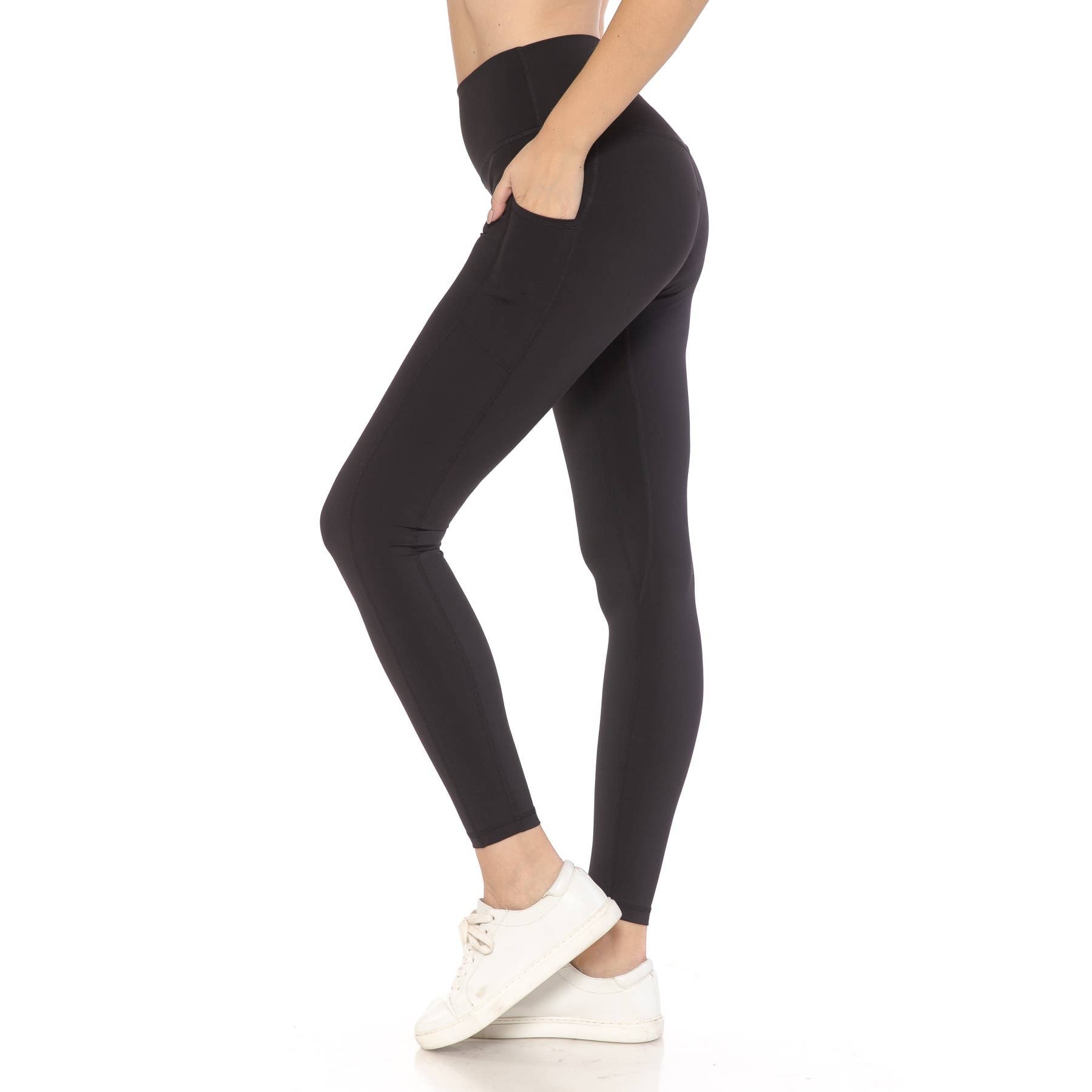 Premium Activewear Solid Black Leggings /Stuffology Boutique-Activewear Leggings-Leggings Depot-Stuffology - Where Vintage Meets Modern, A Boutique for Real Women in Crosbyton, TX