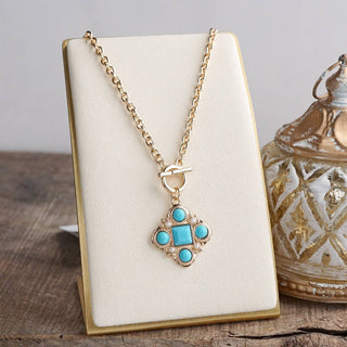Ornate Pendant Necklace-Necklaces-PennyLine inc-Stuffology - Where Vintage Meets Modern, A Boutique for Real Women in Crosbyton, TX