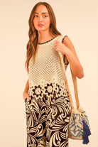 Floral Trim Detail Crochet Top-TOP-VERY J-Stuffology - Where Vintage Meets Modern, A Boutique for Real Women in Crosbyton, TX