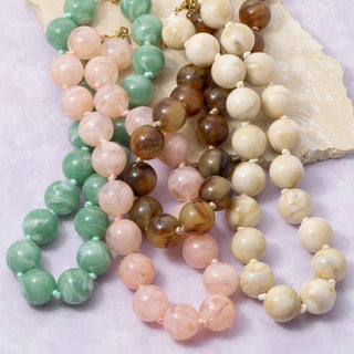 Earthy Pop Statement Necklace-Necklaces-The Looks by Fame Accessories-Stuffology - Where Vintage Meets Modern, A Boutique for Real Women in Crosbyton, TX