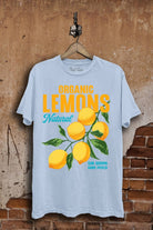Organic Lemons Graphic Top-Graphic Tees-Lotus Fashion Collection-Stuffology - Where Vintage Meets Modern, A Boutique for Real Women in Crosbyton, TX