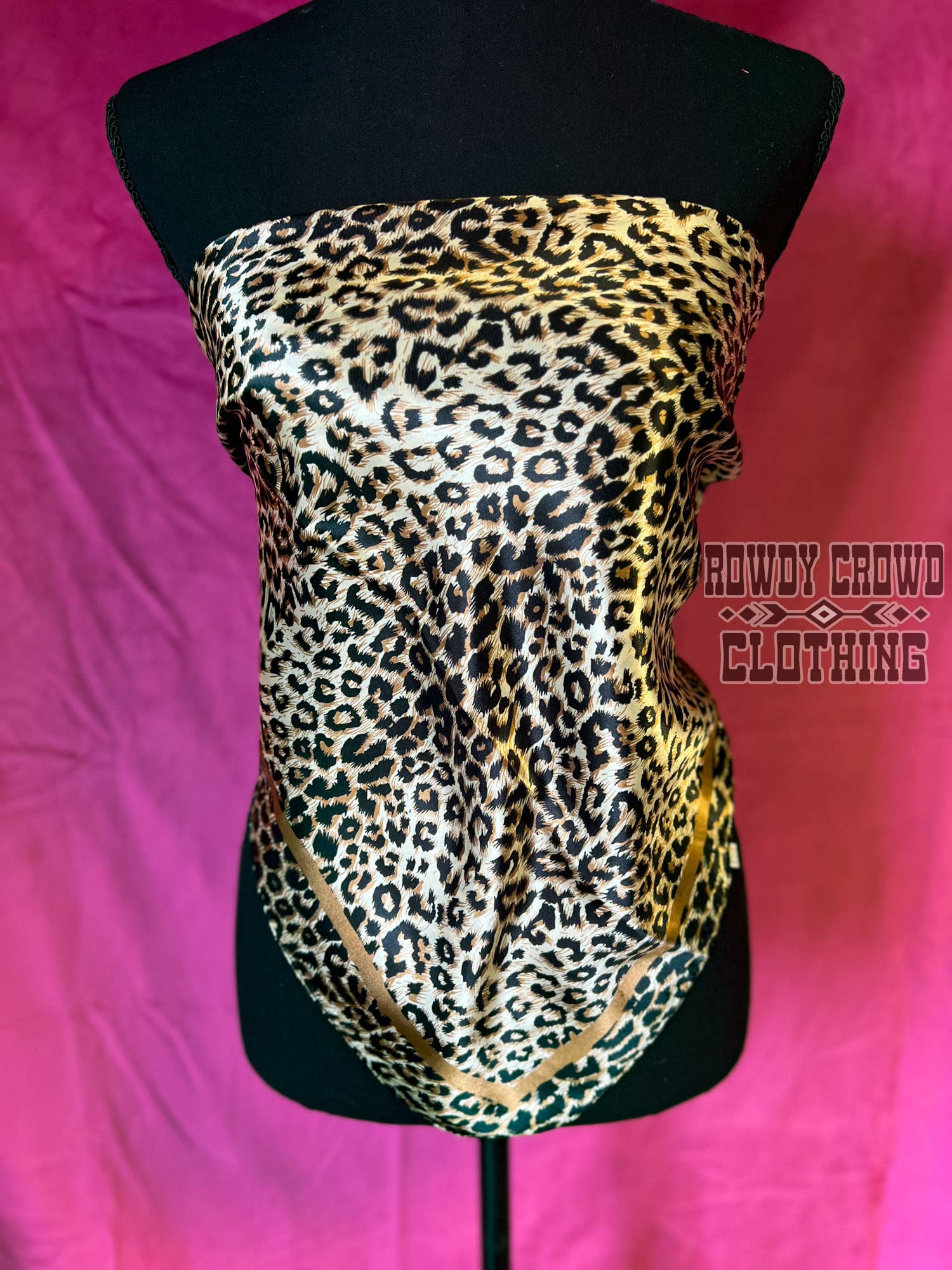 Leopard Wild Rag-Wild Rags-Stuffology Boutique-Stuffology - Where Vintage Meets Modern, A Boutique for Real Women in Crosbyton, TX