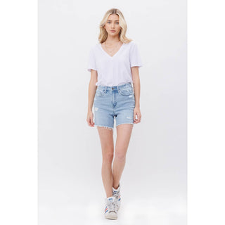 Everyday Mica Denim Shorts-Shorts-Mica Denim-Stuffology - Where Vintage Meets Modern, A Boutique for Real Women in Crosbyton, TX