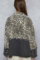 V-neck long sleeve crochet patch printed twill woven jacket-Jackets-Pol Clothing-Stuffology - Where Vintage Meets Modern, A Boutique for Real Women in Crosbyton, TX
