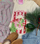 Merry & Bright Bow Frame-Branded Cotton-Stuffology - Where Vintage Meets Modern, A Boutique for Real Women in Crosbyton, TX
