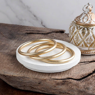 Sundrift Glow – Mixed Metal Bangle Stack-Bracelets-PennyLine inc-Stuffology - Where Vintage Meets Modern, A Boutique for Real Women in Crosbyton, TX