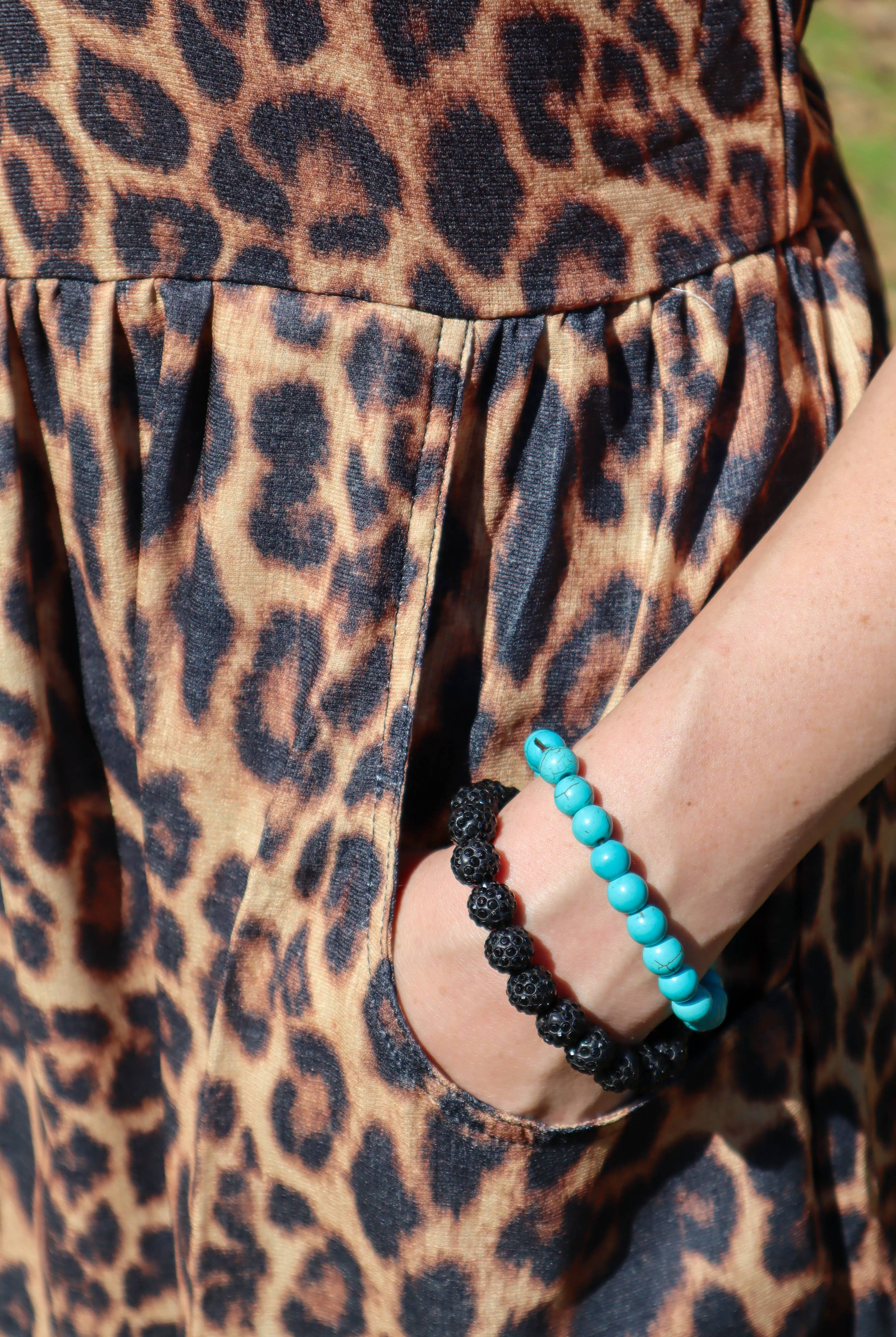 Leopard Buffalo Jill Distressed Hem Summer Dress / Stuffology Boutique-Dresses-Merigold Kiss-Stuffology - Where Vintage Meets Modern, A Boutique for Real Women in Crosbyton, TX