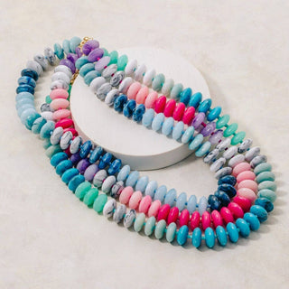 Wild Bloom Pop Necklace-necklace-The Looks by Fame Accessories-Stuffology - Where Vintage Meets Modern, A Boutique for Real Women in Crosbyton, TX