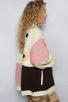 POL Clothing Relaxed Fit Embroidered Jacket-Denim Jacket-Pol Clothing-Stuffology - Where Vintage Meets Modern, A Boutique for Real Women in Crosbyton, TX