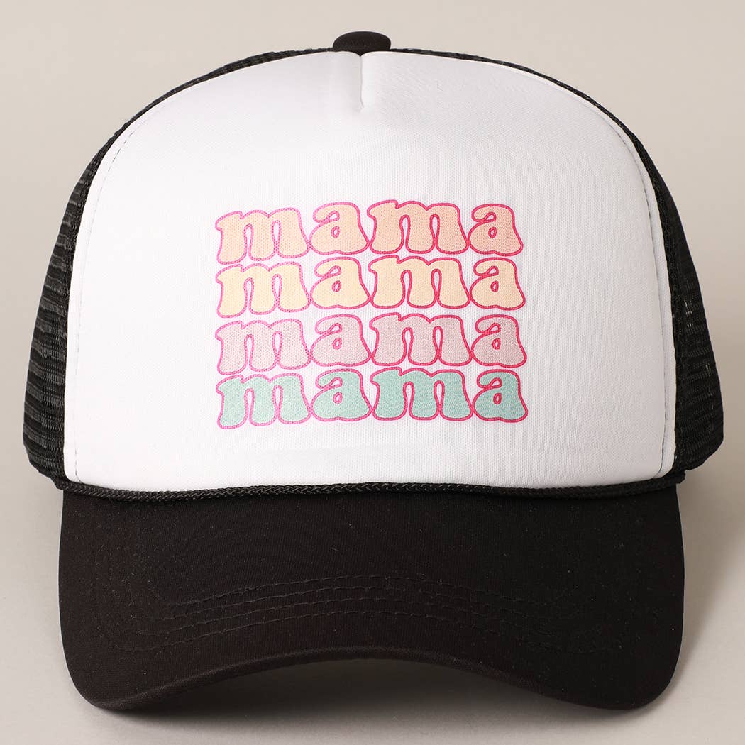 MAMA Foam Trucker Hat | Stuffology Boutique-Trucker Hat-Fashion City-Stuffology - Where Vintage Meets Modern, A Boutique for Real Women in Crosbyton, TX