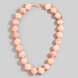 Marble Muse Necklace-Necklaces-The Looks by Fame Accessories-Stuffology - Where Vintage Meets Modern, A Boutique for Real Women in Crosbyton, TX