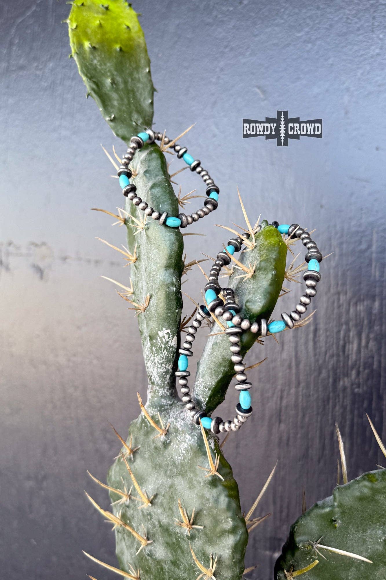 Turquoise Bead Bracelet-Bracelets-Stuffology Boutique-Stuffology - Where Vintage Meets Modern, A Boutique for Real Women in Crosbyton, TX