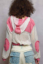 POL Clothing Open Knit Frayed Jacket-Jackets-Pol Clothing-Stuffology - Where Vintage Meets Modern, A Boutique for Real Women in Crosbyton, TX