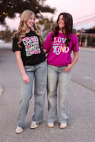 Love is Kind - Short Sleeve (Berry)-Jadelynn Brooke-Stuffology - Where Vintage Meets Modern, A Boutique for Real Women in Crosbyton, TX