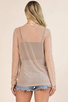 SOLID MOCK NECK MESH TOP-MESH TOP-Avery-Stuffology - Where Vintage Meets Modern, A Boutique for Real Women in Crosbyton, TX