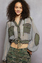 POL Clothing Open Knit Frayed Jacket-Jackets-Pol Clothing-Stuffology - Where Vintage Meets Modern, A Boutique for Real Women in Crosbyton, TX