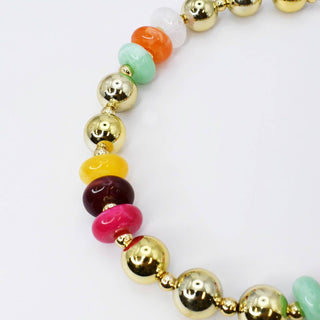 Gold Gem Pop Necklace-Necklaces-Treasure Jewels Inc.-Stuffology - Where Vintage Meets Modern, A Boutique for Real Women in Crosbyton, TX