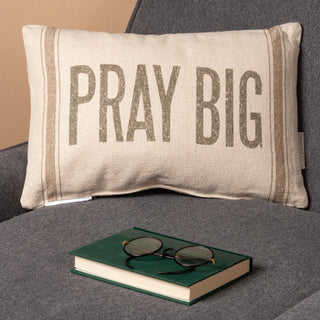 Pray Big Pillow-Pillow-Primitives by Kathy-Stuffology - Where Vintage Meets Modern, A Boutique for Real Women in Crosbyton, TX