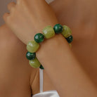 Color-Block Cube Circle Stretch Cord Bracelet | 40B5197-Bracelet-JOSSLYN by wall to wall-Stuffology - Where Vintage Meets Modern, A Boutique for Real Women in Crosbyton, TX