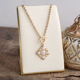 Ornate Pendant Necklace-Necklaces-PennyLine inc-Stuffology - Where Vintage Meets Modern, A Boutique for Real Women in Crosbyton, TX