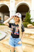TX SERAPE GRAPHIC TEE / STUFFOLOGY BOUTIQUE-Graphic Tees-Texas True Threads-Stuffology - Where Vintage Meets Modern, A Boutique for Real Women in Crosbyton, TX