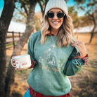 Oh Holy Night Sweatshirt /Stuffology Boutique-SWEATSHIRT-Prickly Pear TX-Stuffology - Where Vintage Meets Modern, A Boutique for Real Women in Crosbyton, TX