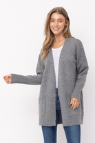 Long Open Front Sweater Cardigan /Stuffology Boutique-Sweater Cardigan-Cielo-Stuffology - Where Vintage Meets Modern, A Boutique for Real Women in Crosbyton, TX