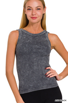 RIBBED SEAMLESS TANK TOP / STUFFOLOGY BOUTIQUE-Tank Tops-ZENANA-Stuffology - Where Vintage Meets Modern, A Boutique for Real Women in Crosbyton, TX