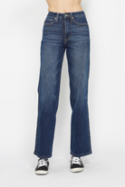 JUDY BLUE HIGH WAISTED TUMMY CONTROL STRAIGHT JEANS / STUFFOLOGY BOUTIQUE-Jeans-JUDY BLUE-Stuffology - Where Vintage Meets Modern, A Boutique for Real Women in Crosbyton, TX