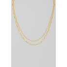 Gold Dipped Mixed Chains Necklace | Stuffology Boutique-Necklaces-The Looks by Fame Accessories-Stuffology - Where Vintage Meets Modern, A Boutique for Real Women in Crosbyton, TX