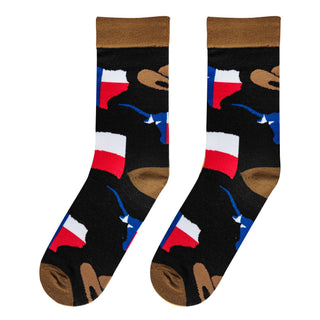 Texas Crazy Socks | Stuffology Boutique-Socks-Crazy Socks-Stuffology - Where Vintage Meets Modern, A Boutique for Real Women in Crosbyton, TX