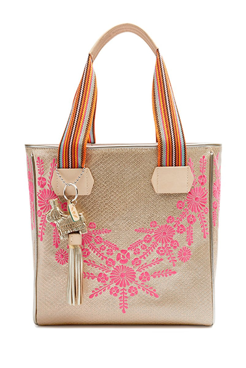 Consuela Classic Tote Bag, Brit | Stuffology Boutique-Tote Bags-Consuela-Stuffology - Where Vintage Meets Modern, A Boutique for Real Women in Crosbyton, TX