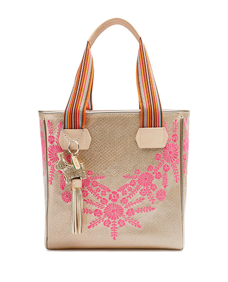 Consuela Classic Tote Bag, Brit | Stuffology Boutique-Tote Bags-Consuela-Stuffology - Where Vintage Meets Modern, A Boutique for Real Women in Crosbyton, TX